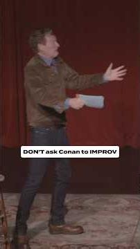 This is what happens when you ask Conan to stay on stage after his set. #peteholmes #standupcomedy
