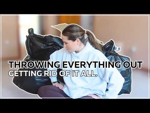 THROWING EVERYTHING OUT IN 2026 / Decluttering, Organizing, & Cleaning! Minimal Organization Ideas