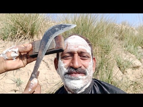 Real Barber Shaving with Straight Razor | OldTimes Style💈