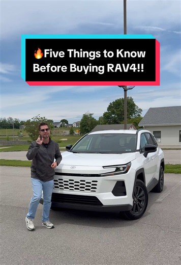 Here are 5 things to know before buying one of the NEW 2026 Toyota RAV4! #toyota #toyotarav4 #carreviews #cars #carconfections