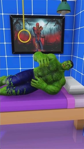 Spide-man Pranked Hulk with Spide-man EXE 😂🤣 #animation #funny