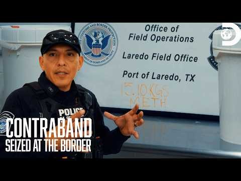 Crystal Meth Inside an Ice Maker 🤯 | Contraband: Seized at the Border | Discovery