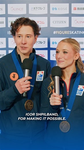 A season of highs ends on the World podium 🥉✨Emilea Zingas & Vadym Kolesnik cap it off with a stunning breakthrough moment, what a way to close the season.Catch the full interview 👉 https://t.co/3smegUF5w2#FigureSkating #WorldFigure