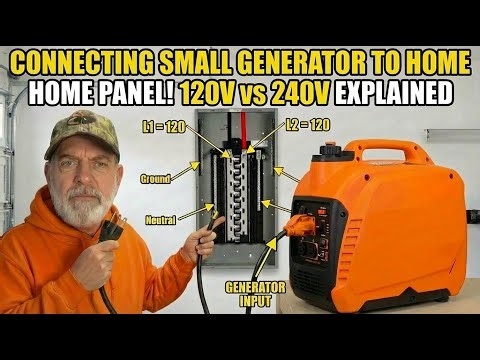 How to Connect a Small 120 volt Generator to Your Home Panel