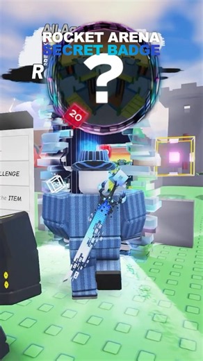 HOW TO GET THE SECRET "ROCKET ARENA" BADGE! #roblox