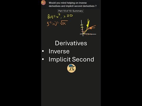 Derivatives: Inverse | Implicit Second | Complete 10-Part Compilation | Chill Guy Does Math
