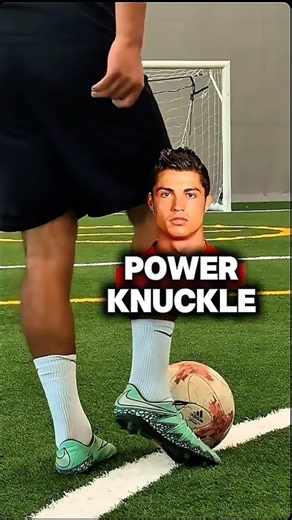 How to Master Ronaldo's Power Knuckleball Kick! ⚽🔥 #Shorts