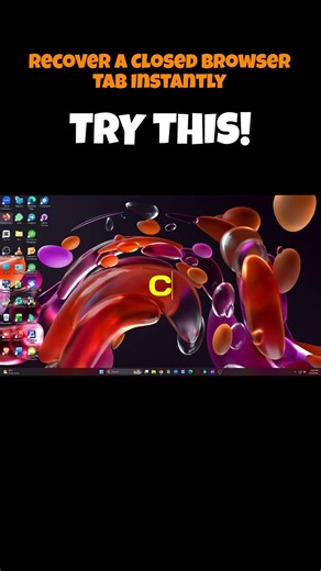 Recover a Closed Browser Tab Instantly