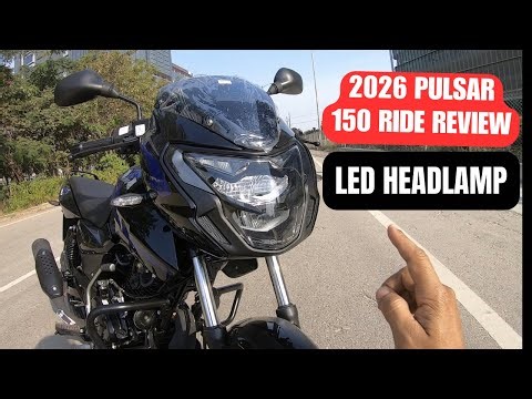 2026 new bajaj pulsar 150 ride review - LED headlamp ||