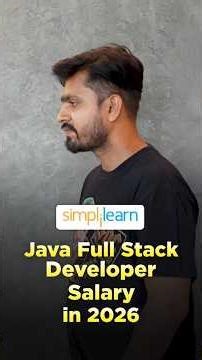 🔥Java Full Stack Developer Salary in 2025 #shorts #simplilearn