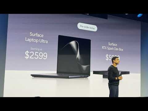 Microsoft Windows Surface event was about AI and the new Surface Laptop Ultra