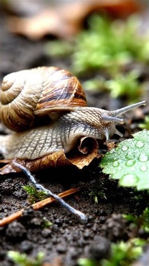 Silent Life of a Giant Snail #MicroNature