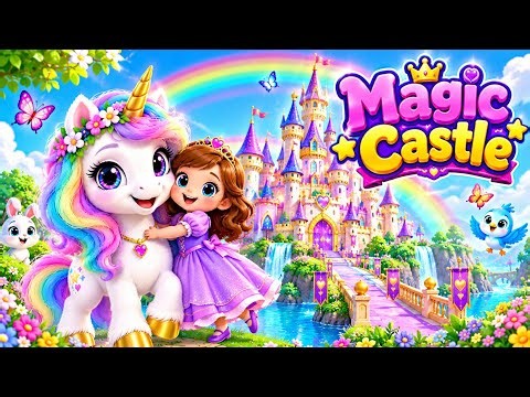 "🌈 Unleash the Magic! 🦄 Unicorn Castle Nursery Rhymes for Kids | Sing Along with Fun!"