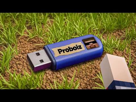 I Found My Friend's @ProBoiz95 Secret Minecraft World !! 😱