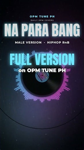 NA PARA BANG as a MALE RnB Cover song? 🔥