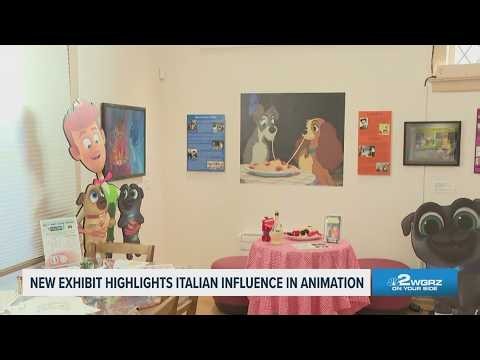 A new exhibit highlights Italian influence in animation