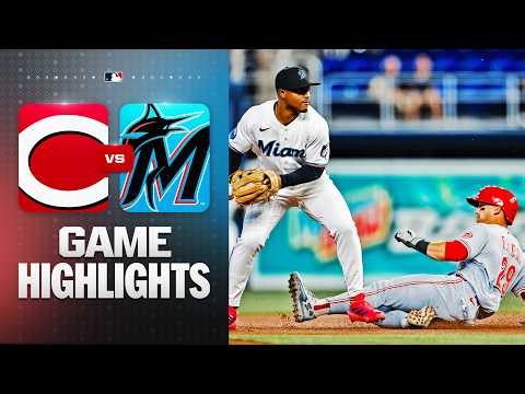 Reds vs. Marlins Game Highlights (4/8/26) | MLB Highlights