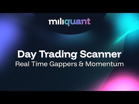 LIVE Day Trading Scanner - Real-Time Gappers & Momentum (No Delay) | miliquant