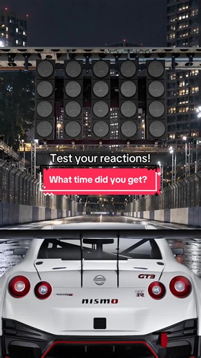 Comment your fastest time. Let’s see who’s the quickest 👀 @nissan | reaction