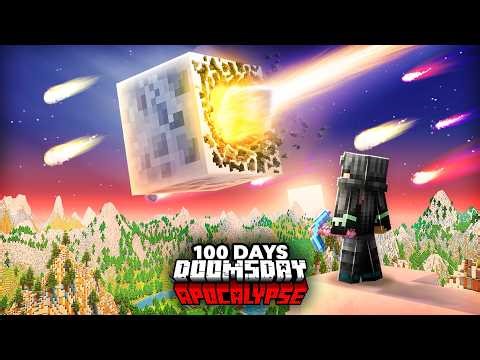 I Survived 100 Days in a Doomsday Apocalypse in Hardcore Minecraft