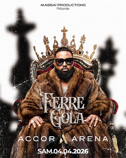 🌶️Le 04.04.2026 ce sera la fête à l’Accor Arena ‼️🇫🇷 Prenez vos billets sur Ticketmaster pour bien commencer la nouvelle année 🔥👉🏽 https://www.ticketmaster.fr/fr/manifestation/ferre-gola-billet/idmanif/643320 #FerreGola #AccorArena #Bercy 🔥🇫🇷 | Ferre Gola Le Padre