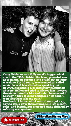 Corey Feldman’s Fight to Expose Hollywood’s Dark Secrets 😢 #shorts