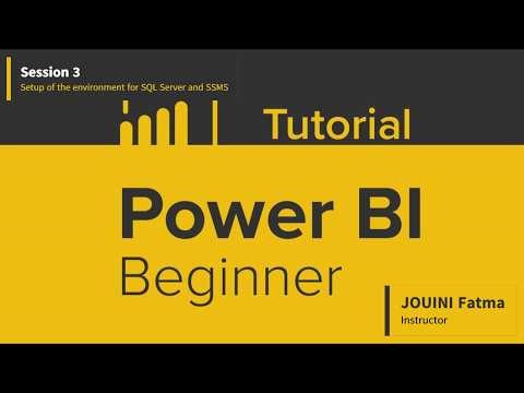 Data Analytics Power BI Session 3: Setup of the environment for SQL Server and SSMS