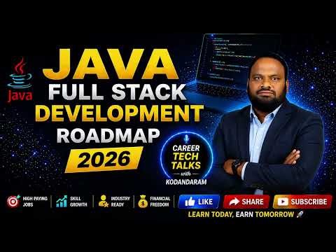 Java Full Stack Development Roadmap 2026