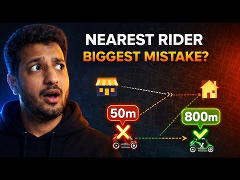 Blinkit 2 Second Mein Sahi Rider Kaise Choose Karta Hai? (Nearest ≠ Best)