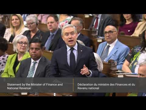 Finance Minister Champagne tables spring fiscal update