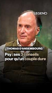 PSY : SES 3 CONSEILS POUR QU'UN COUPLE DURE (TENDRESSE, ACTION, ADMIRATION)