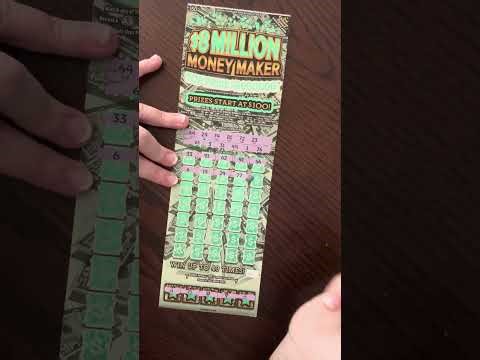$8 Million Money Maker Scratch Off Ticket NC Lottery Scratcher #moneymaker #scratchoffs #lotto #nc