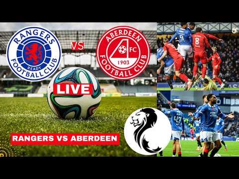 Rangers vs Aberdeen 4-1 Live Scottish Premiership Football Match Score Commentary Highlights 2026