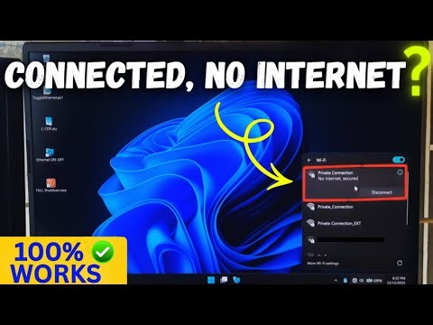 Fix WiFi Connected but Internet Not Working in Windows 11 & 10 (Step-by-Step)