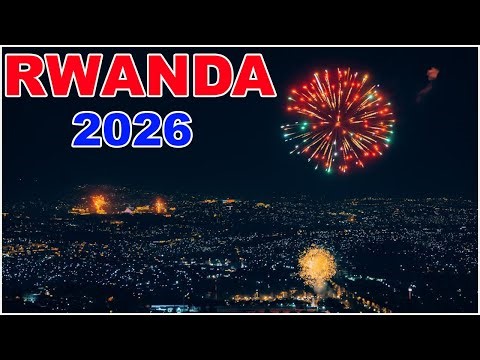 VIDEO🚨UKO KIGALI BINJIYE MUMWAKA MUSHYA WA 2026||RWANDA-KIGALI NEW YEAR FIREWORKS 2026!