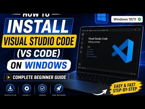 How to Install Visual Studio Code (VS Code) on Windows | Complete Beginner Guide