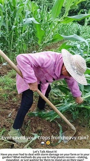 Saving Corn After a Storm! 🌽⛈️