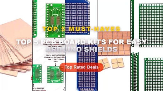 Amazing Top 5 PCB Board Kits For Easy Arduino Shields You Need To See - 20 Pcs Double Sided PCB Board 2X8 3X7 4X6 5X7 Ti...