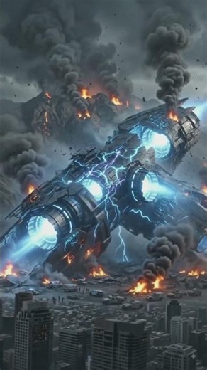 🚨 Aftermath:TheWreck Awakens| A Crashed Alien Ship Comes Back to Life 👽#Alien#Spaceship#SciFi#Shorts