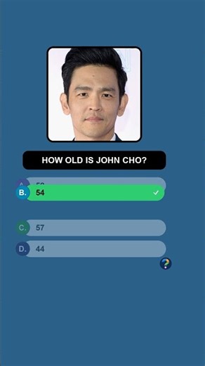 Can You Guess John Cho's Age? 🎂 #Shorts #Trivia #CelebrityTrivia