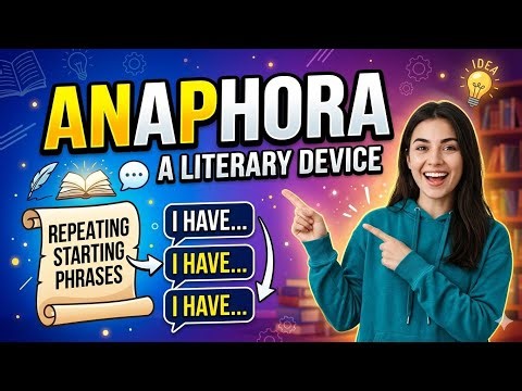 Anaphora Explained | Figure of Speech in English Literature | Literary Devices 