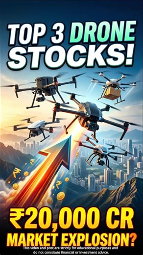 Top 3 Drone Stocks For Futuristic Growth 🚀