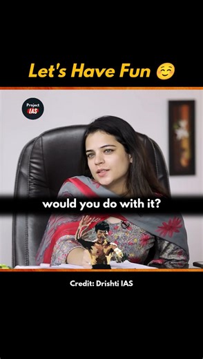 30 seconds with Saloni Khanna Ma'am ☺️ UPSC Interview | UPSC Motivation