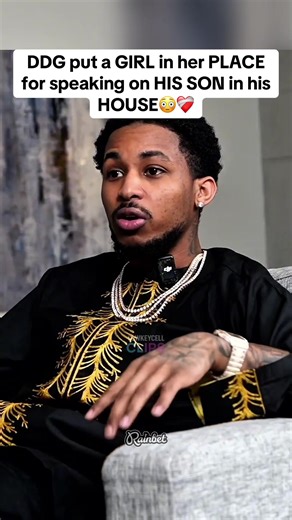 DDG put a GIRL in her PLACE for speaking on HIS SON in his HOUSE😳❤️‍🩹 #ddg #viral #fyp