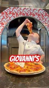 Giovannis Pizza on board LEGEND OF THE SEAS - Cooking with Carter