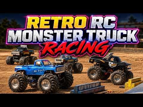 Retro RC Monster Truck Racing // Retro Race 1 // April 11, 2026 // Walter RC Park // WMRCMT Season 1