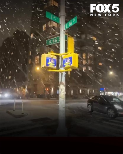 Snow has made its way to New York City! | FOX 5 NY
