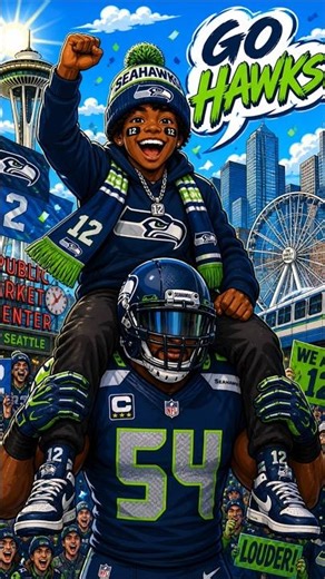 Seahawks Super Bowl Parade in Seattle With My Son 💙 12s Energy Was Unreal! #Seahawks #NFL
