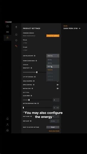 IO Center | Device Settings | be quiet! #DarkPerk