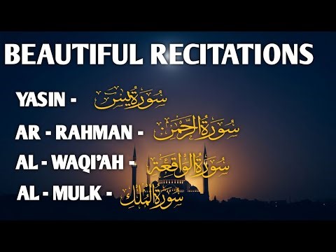 Calm Heart & Soul | Quran Recitation (4 Powerful Surahs)